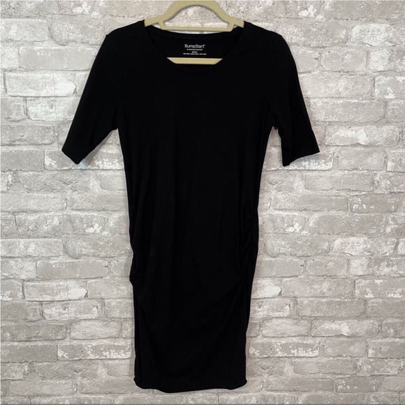 Bumpstart Black Everyday Tee Shirt Dress - Picture 4 of 6